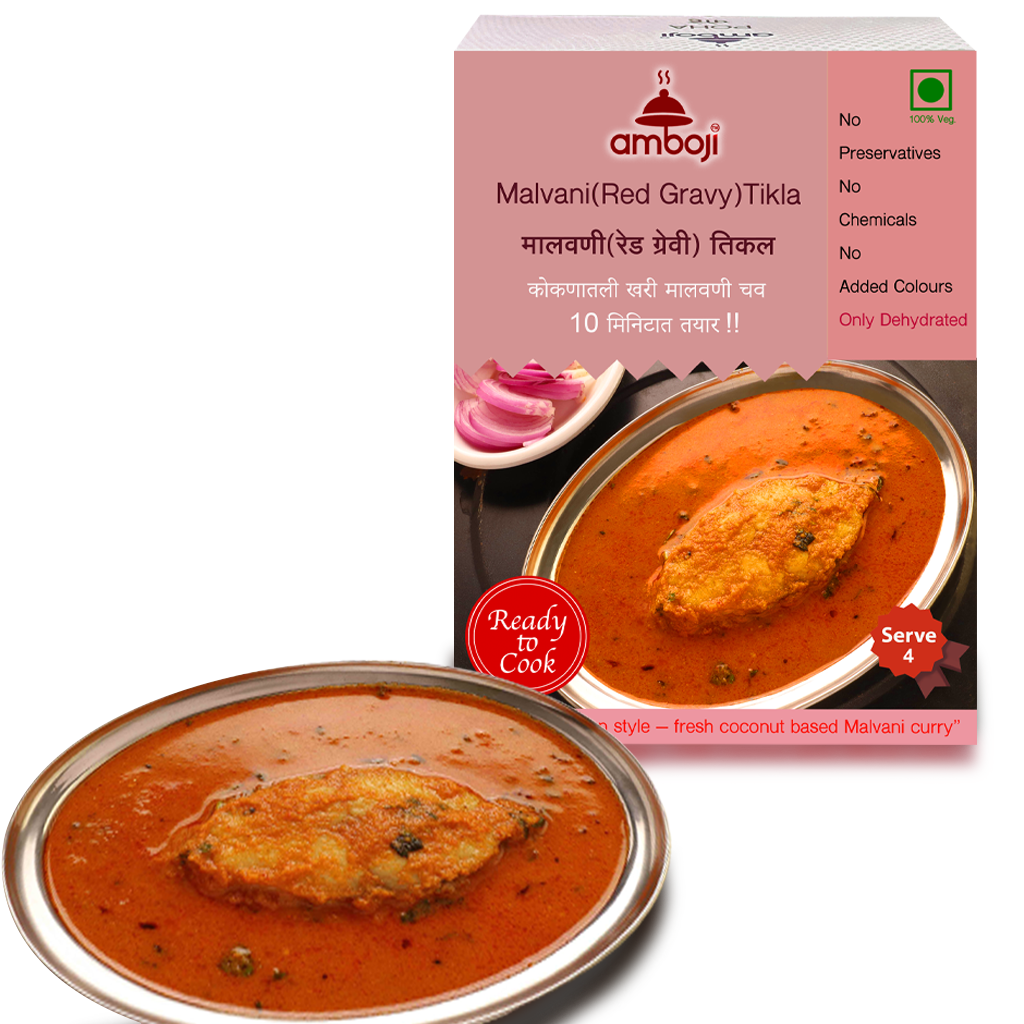 Malvani (Red Gravy) Tikla — tabletop