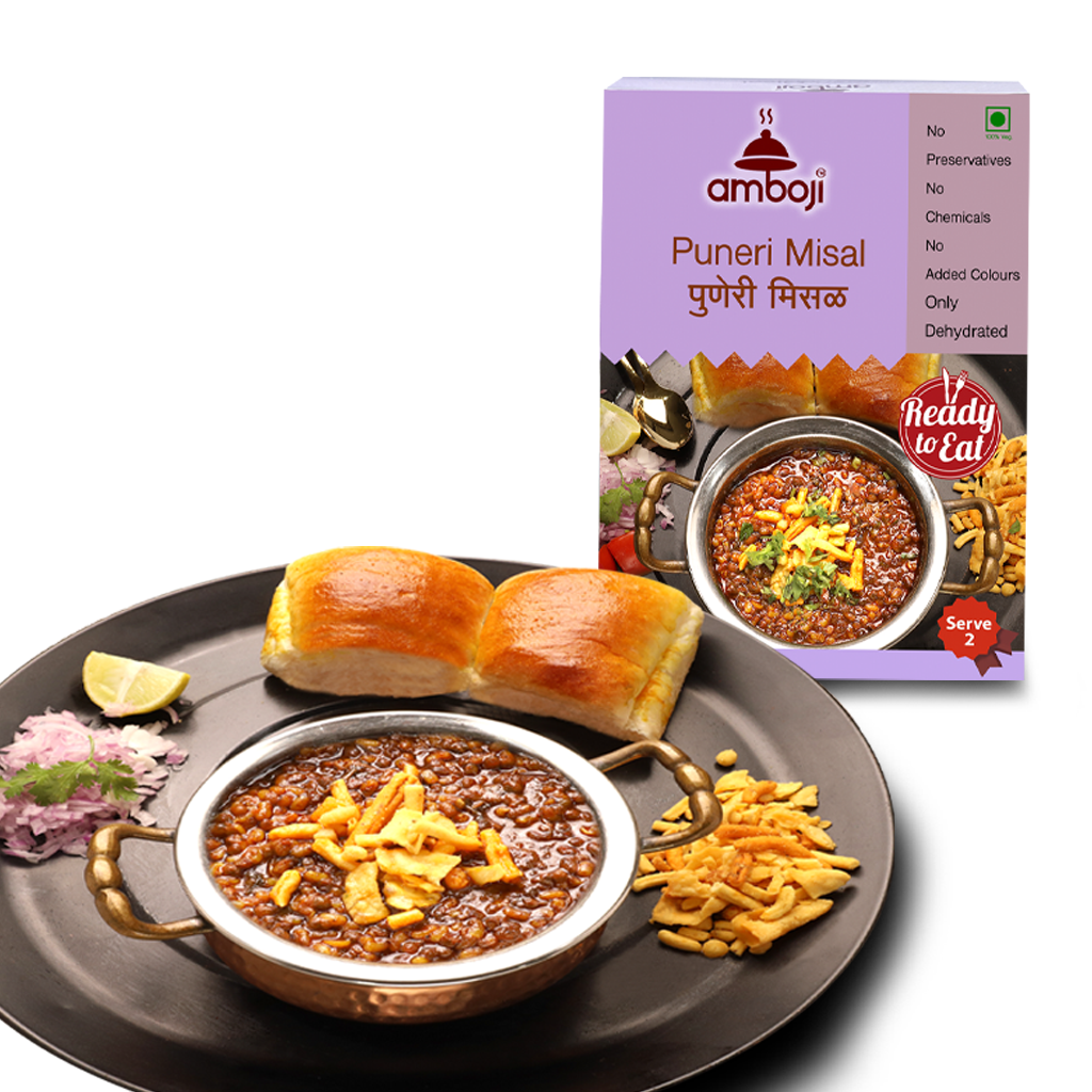 Puneri Misal — tabletop